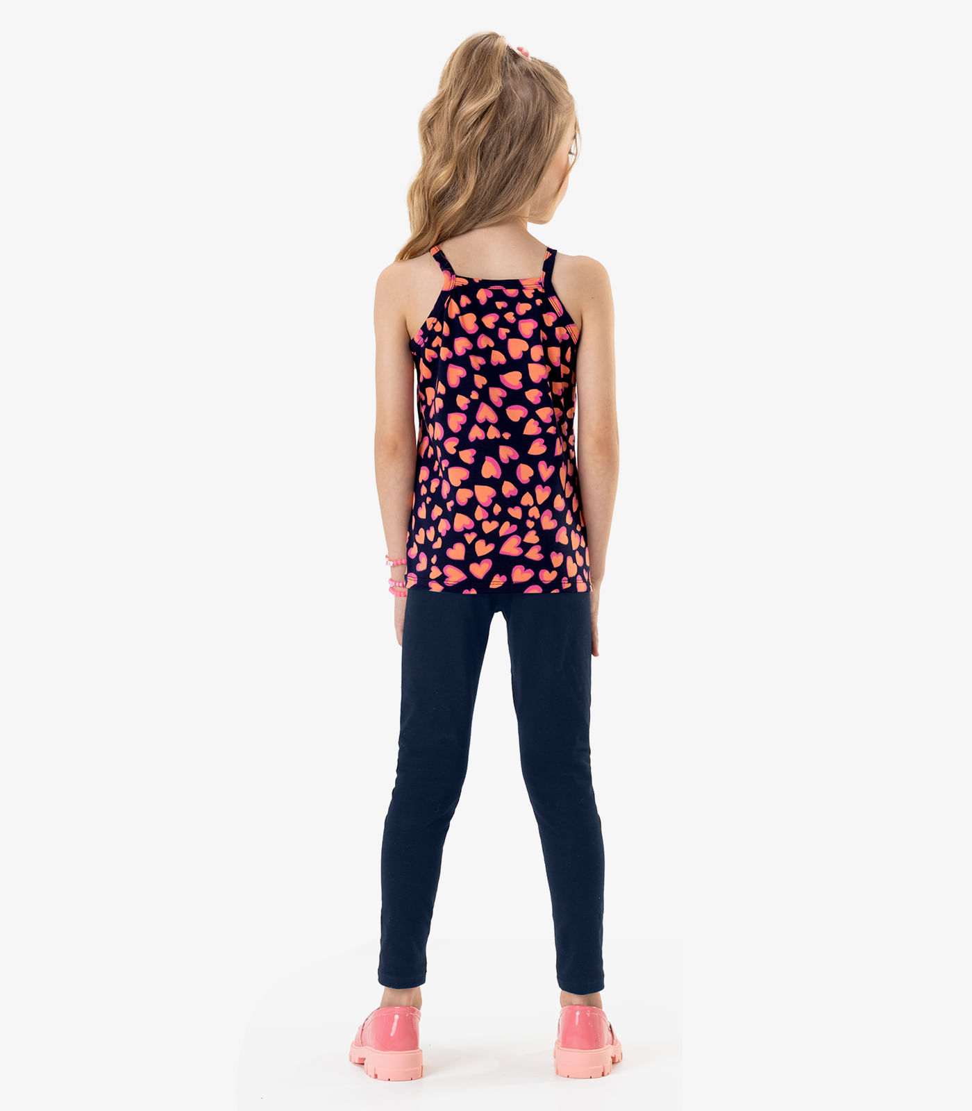Calça Legging Infantil Feminina Rovi Kids Azul - Imagem 11