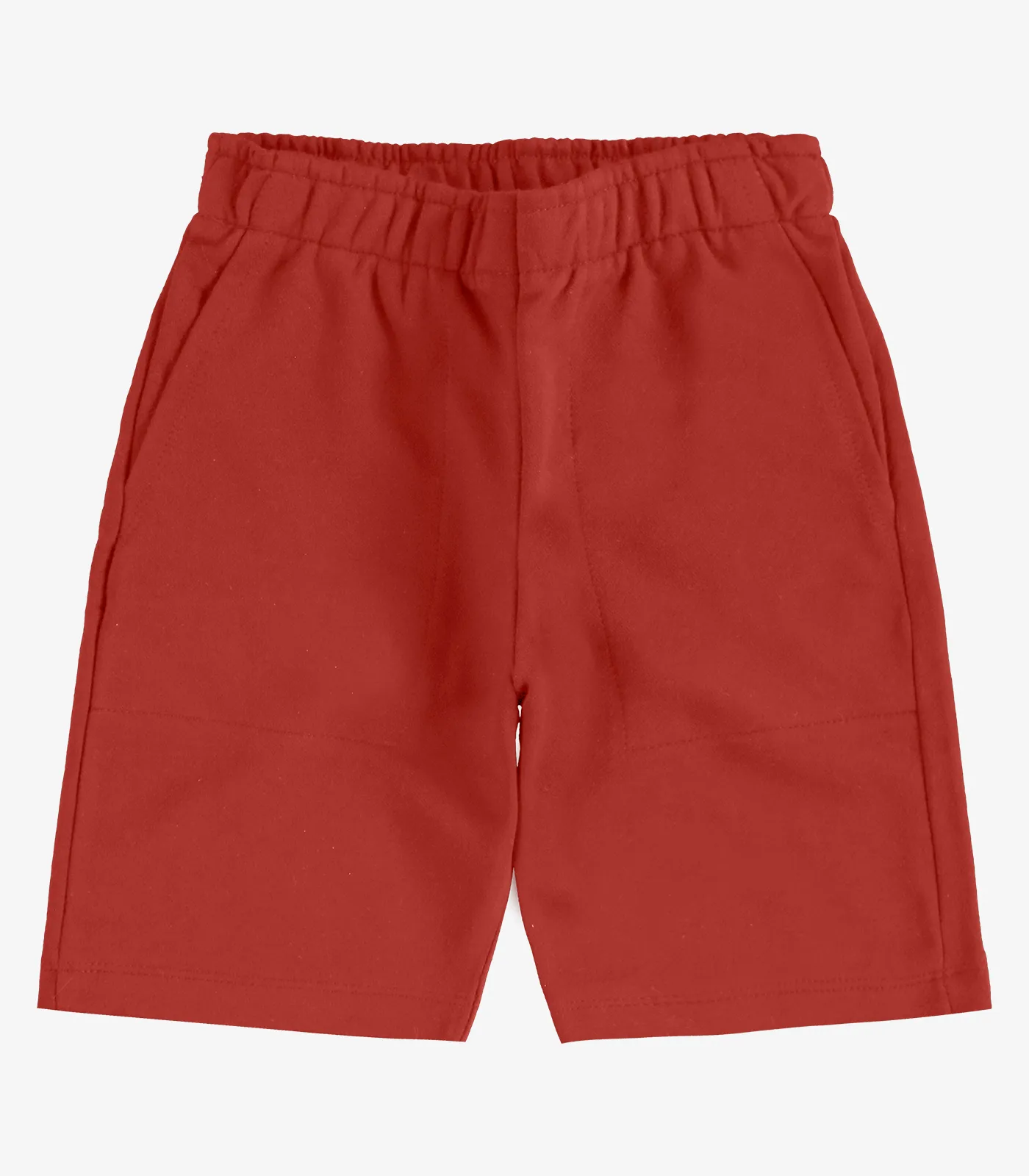 Bermuda Moletom Sarjado Infantil Rovi Kids Laranja