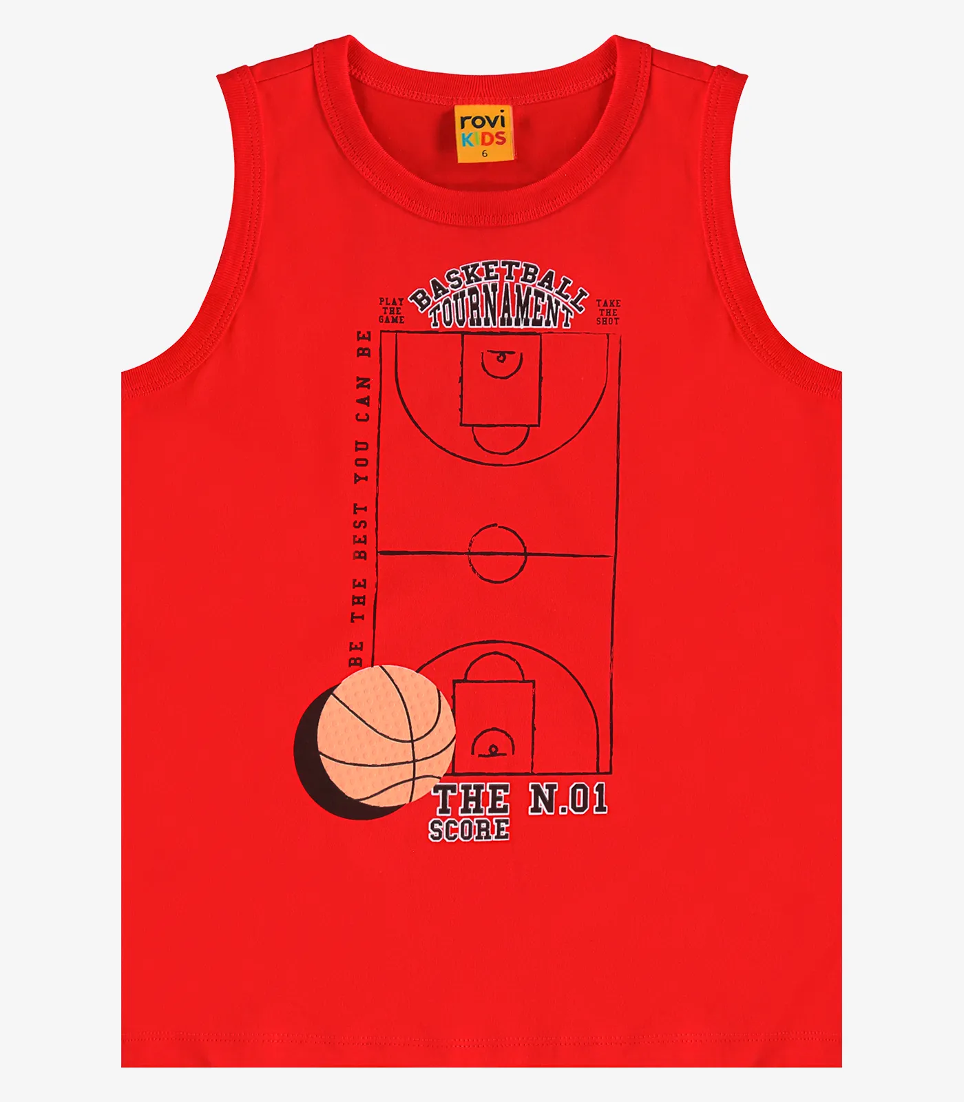 Machão Meia Malha Rovi Kids Laranja - Imagem 5