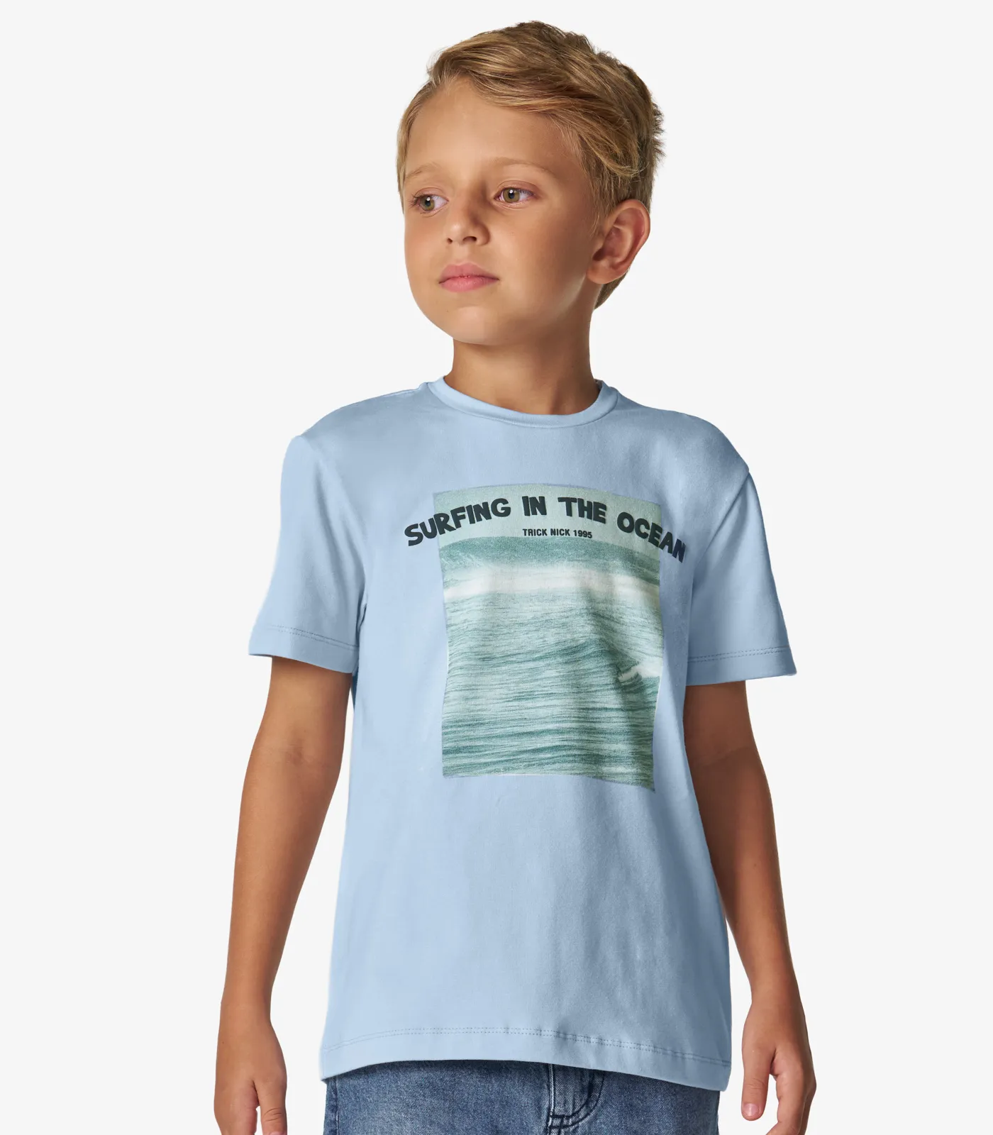 Conjunto Camiseta com Bermuda Trick Nick Azul - Imagem 2