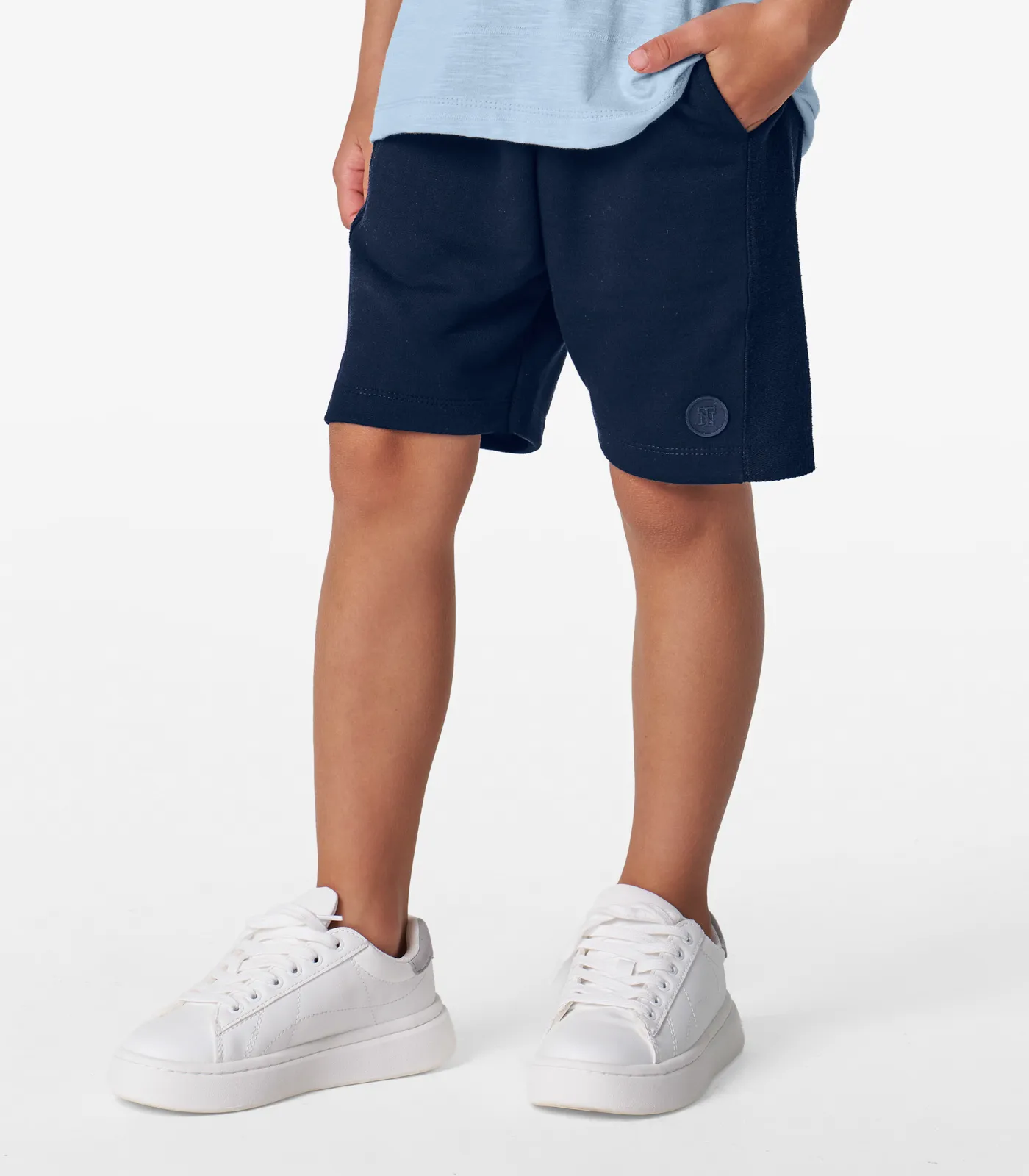 Conjunto Camiseta com Bermuda masculino Trick Nick Azul - Imagem 3