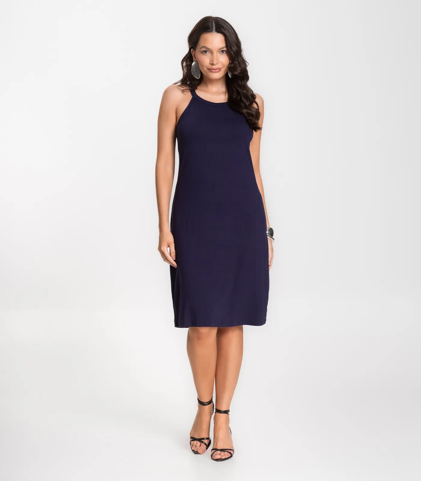 Vestido Feminino Infinita Cor Azul - Imagem 4