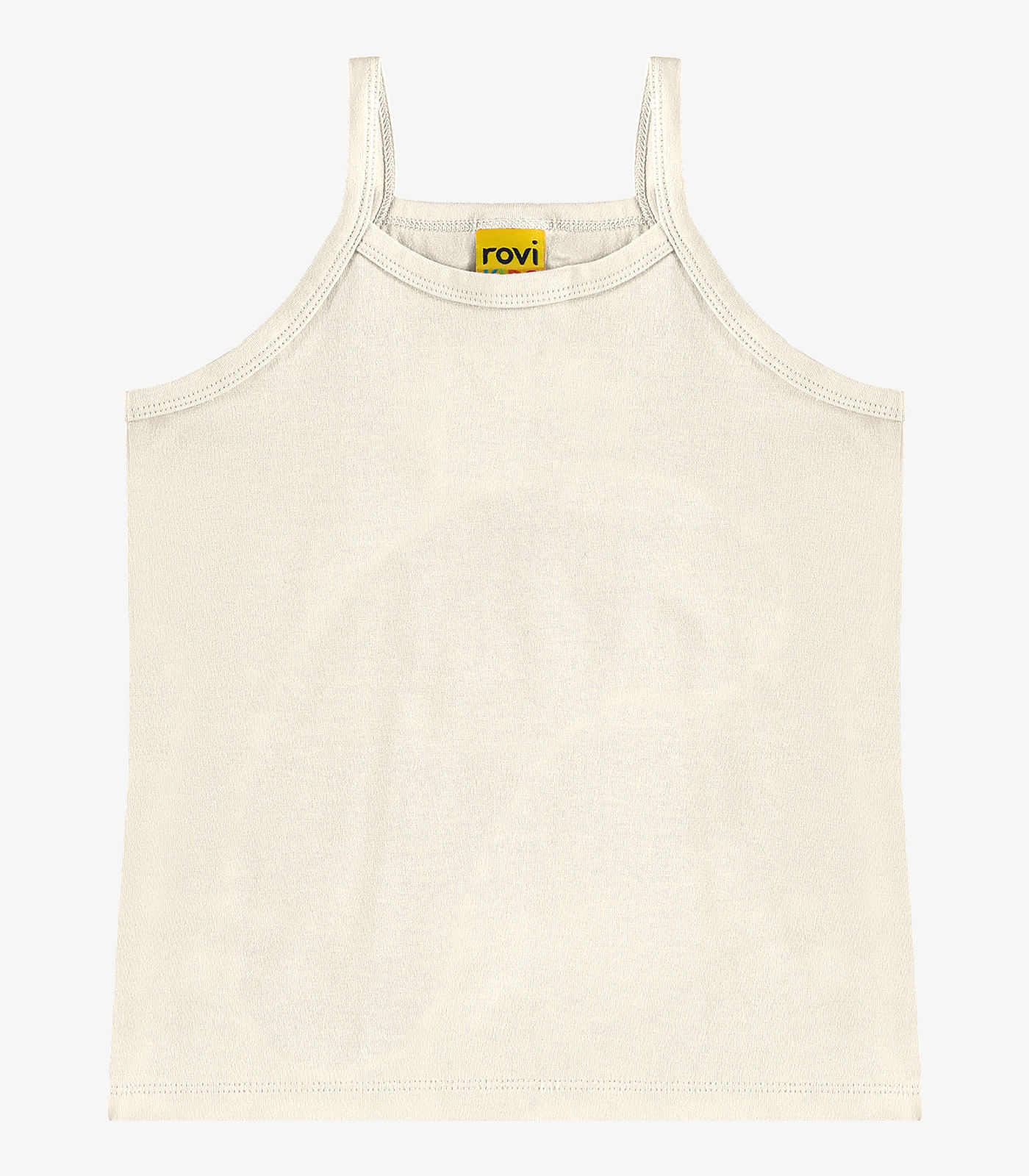 Regata De Alça Infantil Feminina Rovi Kids Bege - Imagem 3