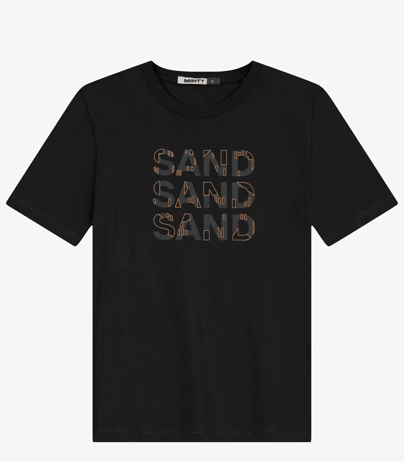 Camiseta Juvenil Masculina em Meia Malha Minty Preto