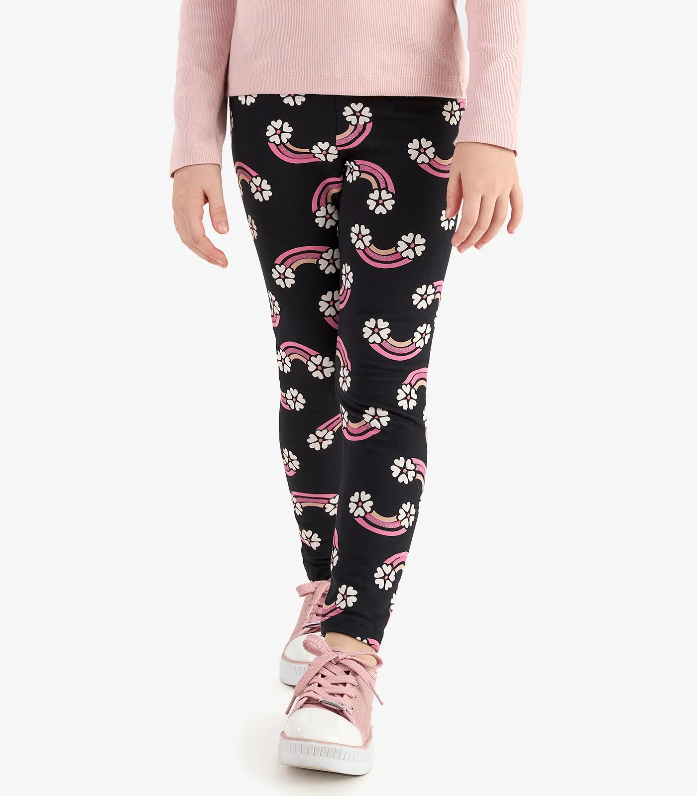 Legging Infantil Estampada Rovi Kids Preto