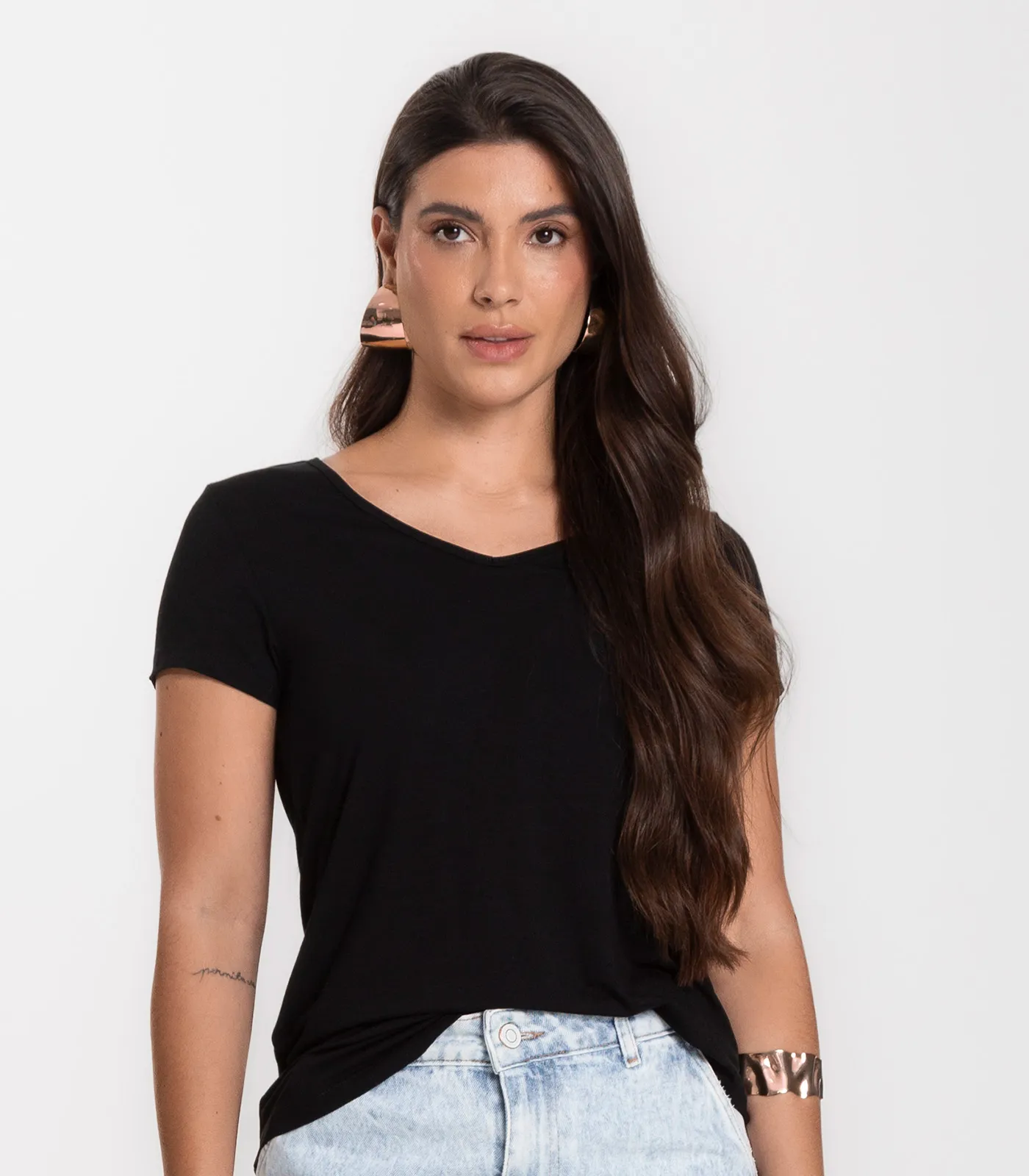 Blusa Feminina Básica Select Preto - Imagem 2