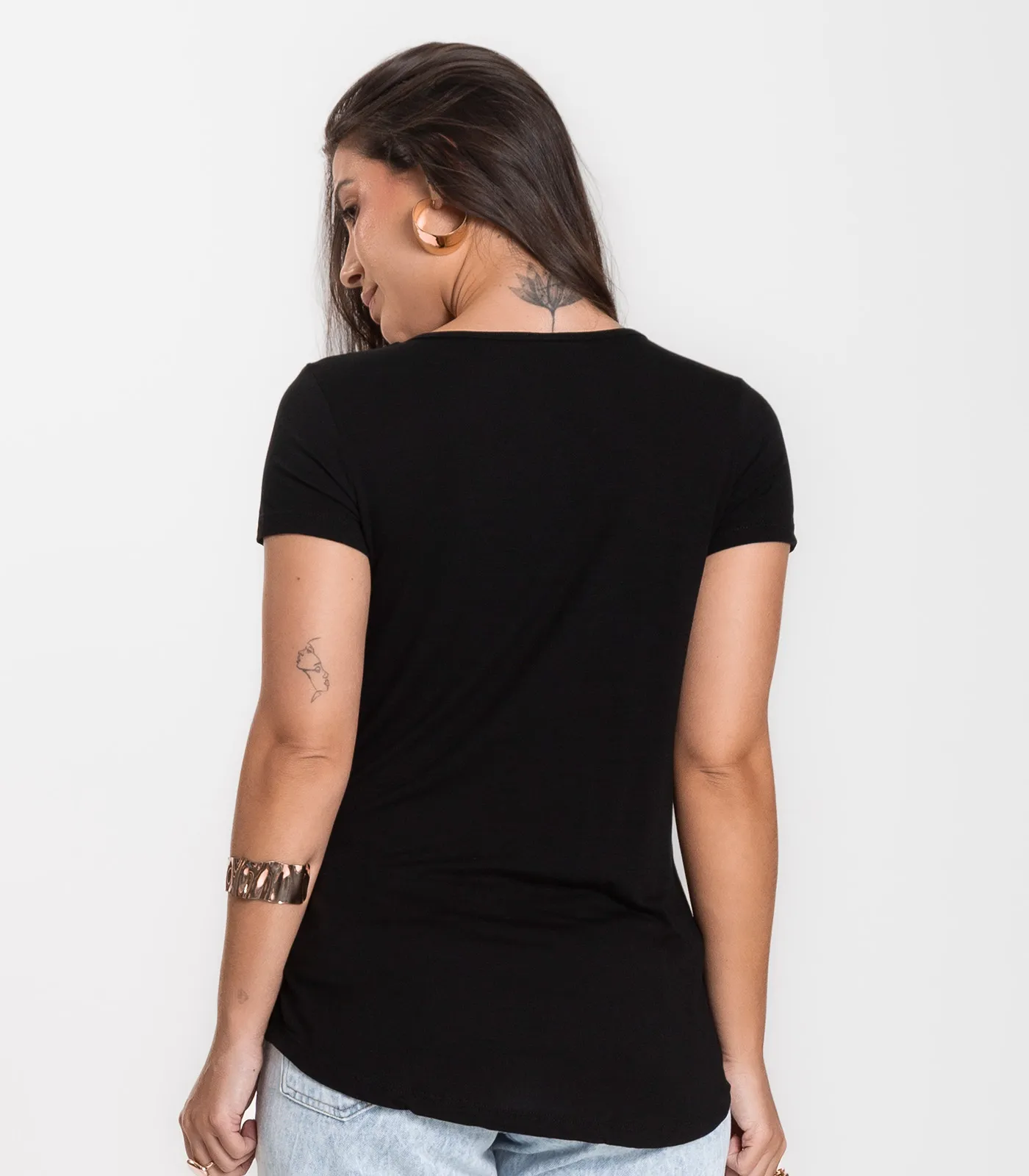 Blusa Feminina Básica Select Preto - Imagem 3