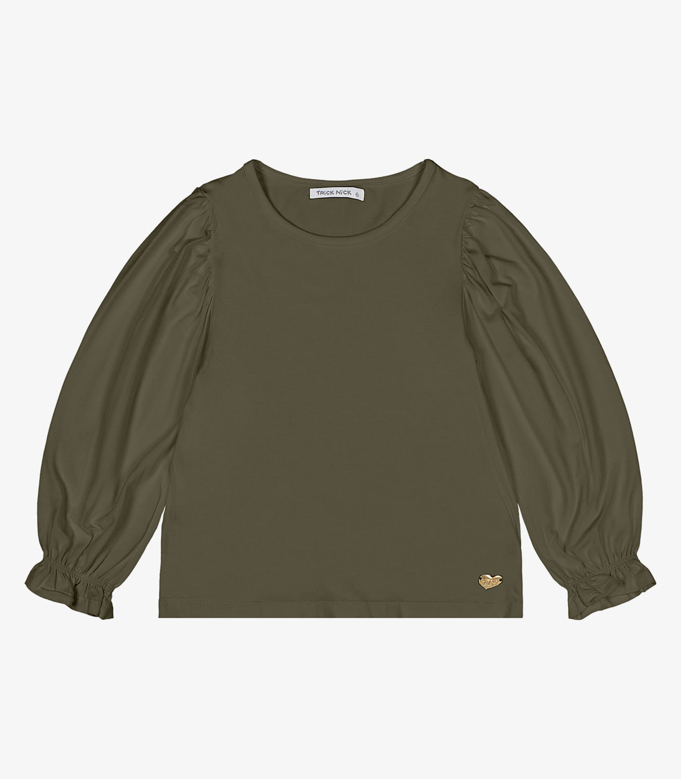 Blusa Infantil Manga Longa Trick Nick Verde