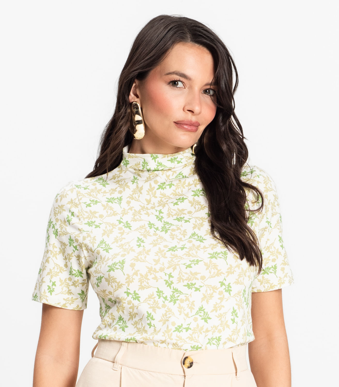 Blusa Feminina Infinita Cor Verde - Imagem 2