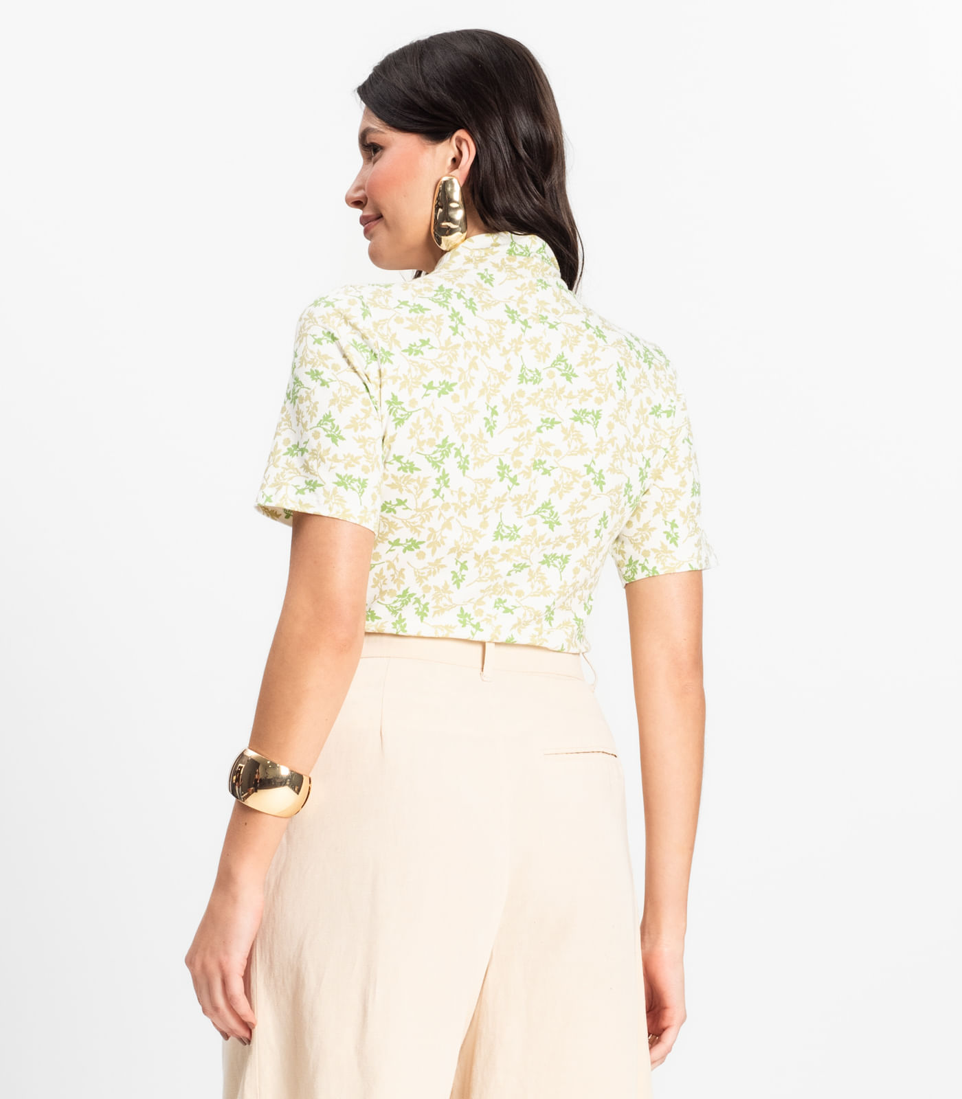 Blusa Feminina Infinita Cor Verde - Imagem 3