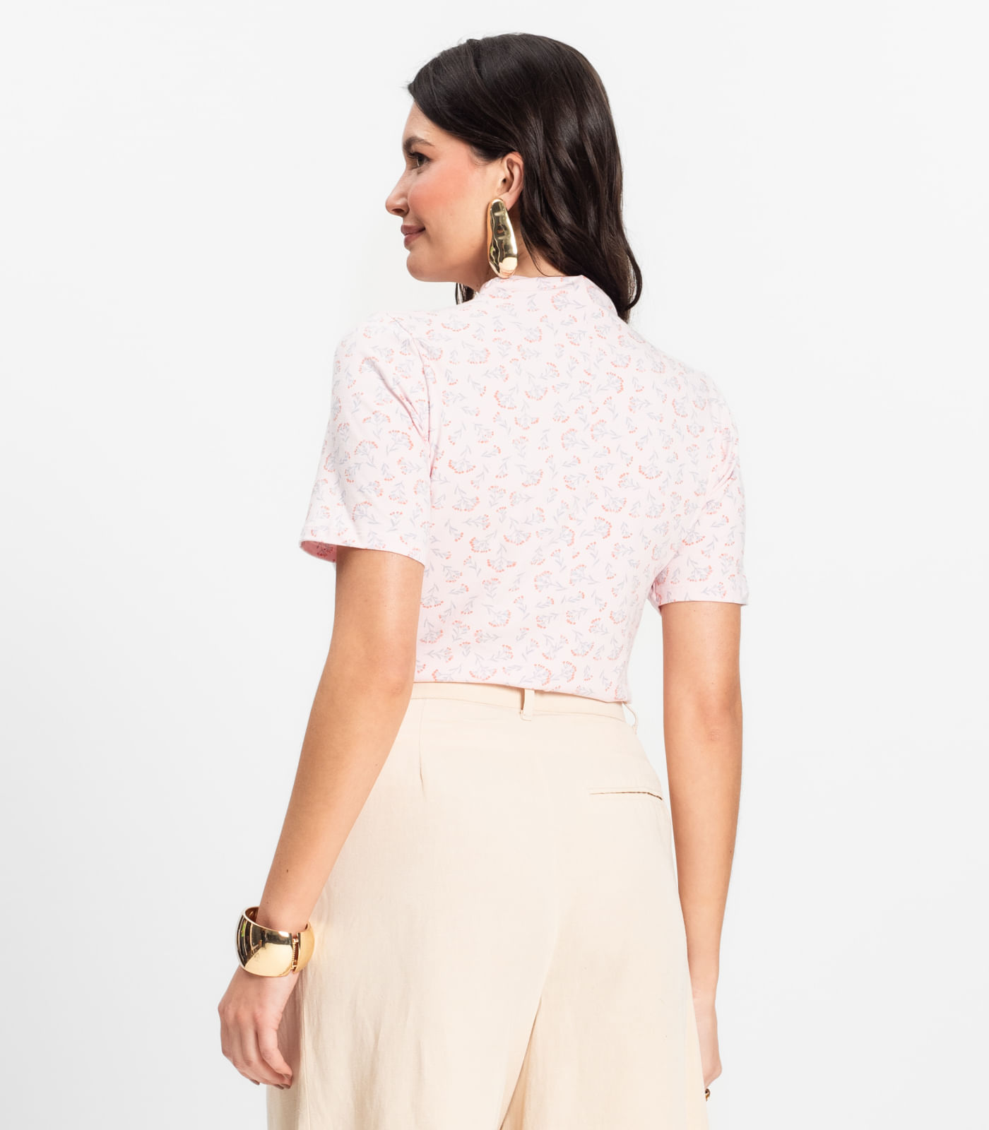 Blusa Feminina Infinita Cor Rosa - Imagem 3