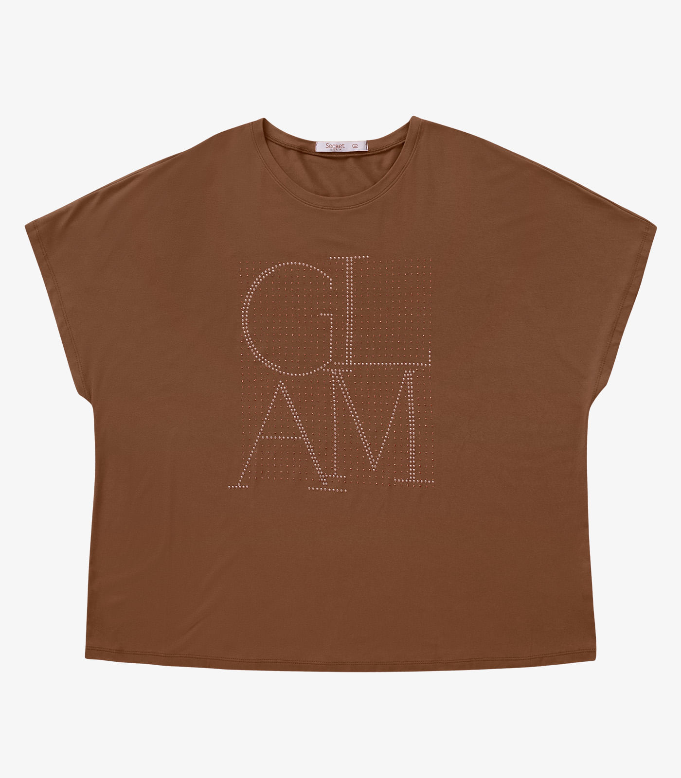 Blusa Feminina Manga Morcego Secret Glam Marrom - Imagem 10