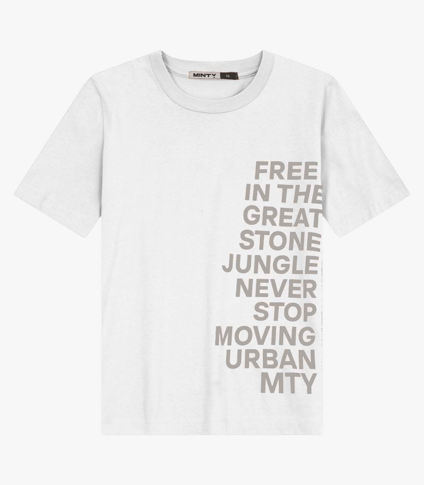 Camiseta Juvenil Masculina em Meia Malha Minty Branco - Imagem 3