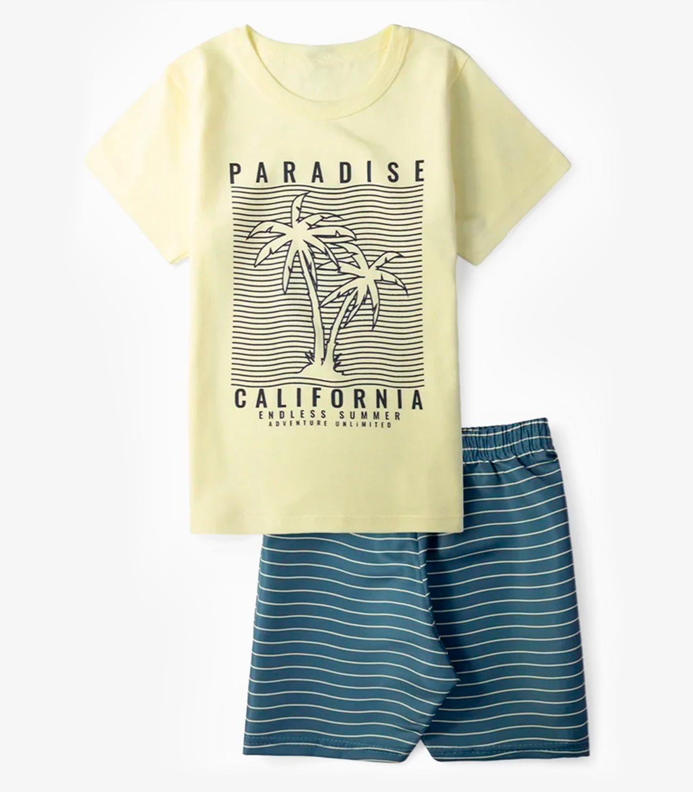 Conjunto Infantil Menino Paradise Select Amarelo