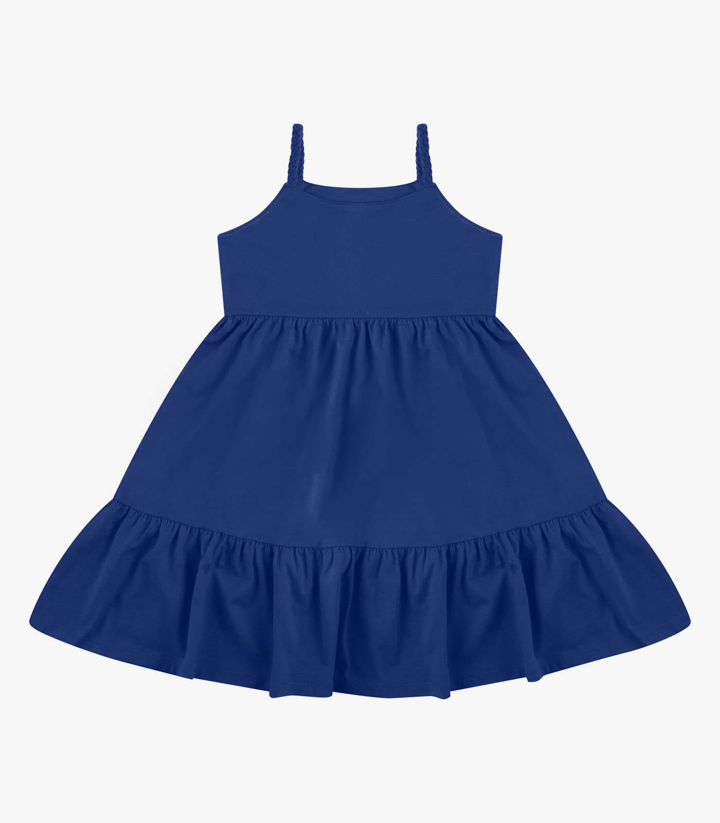 Vestido Meia Malha Rovi Kids Azul