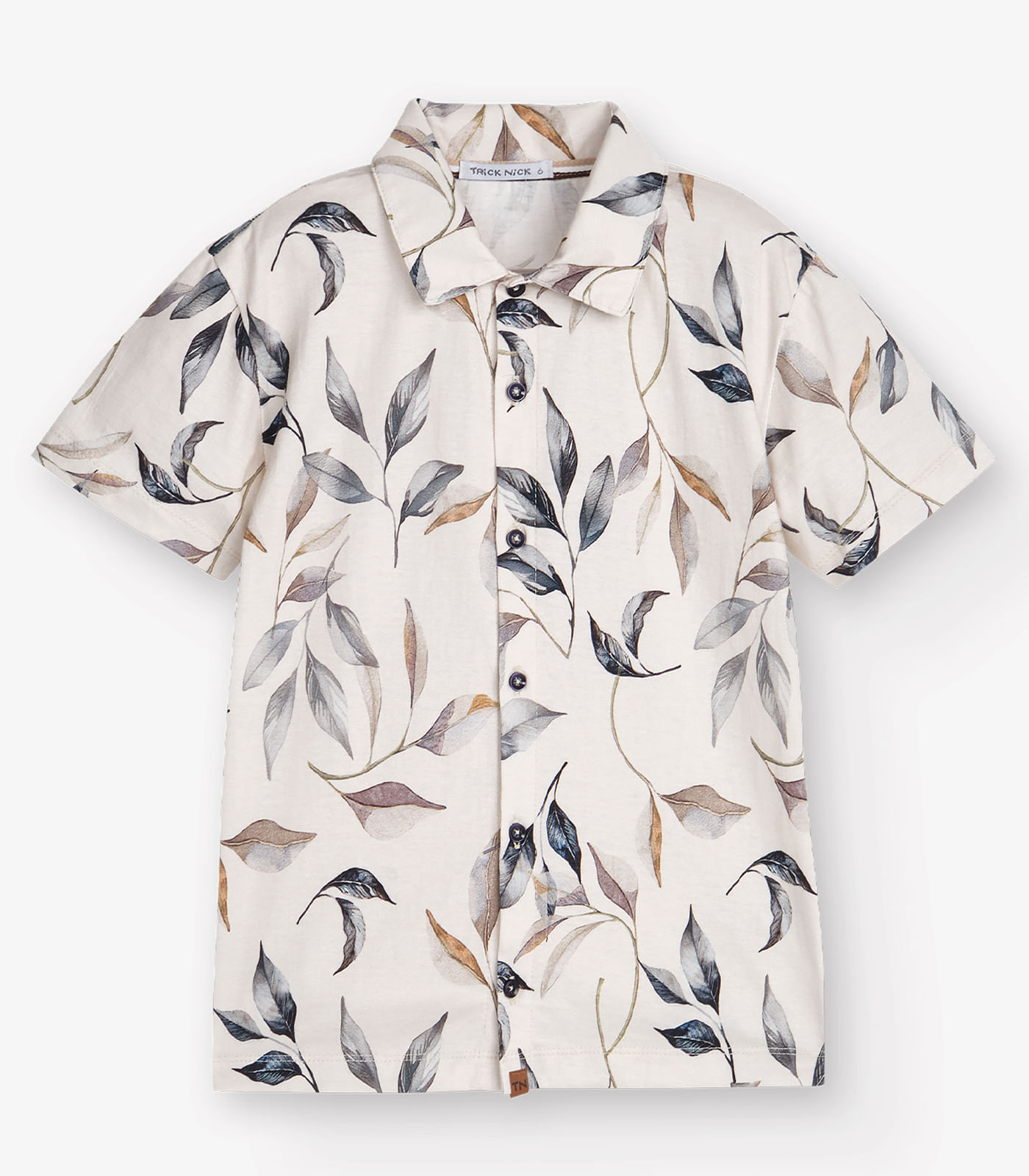 Camisa Meia Malha Menino Trick Nick Preto - 8