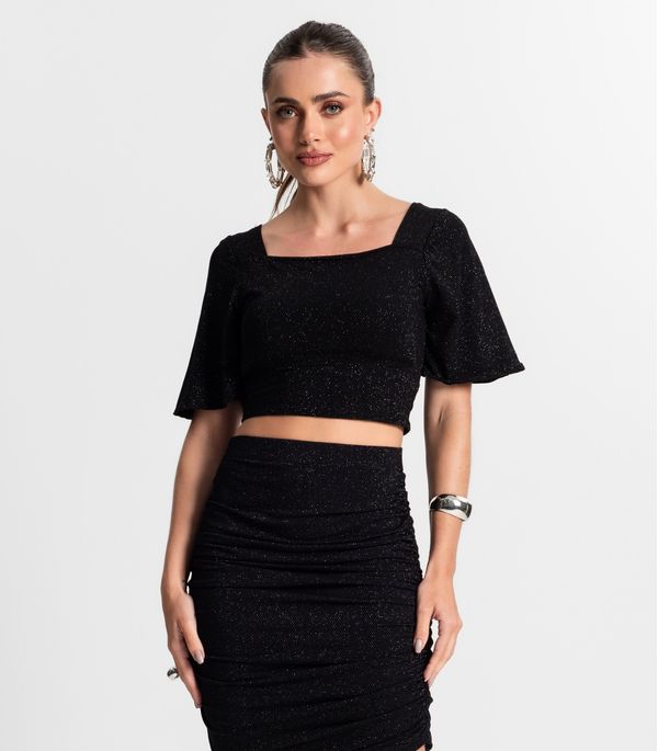 Blusa Cropped Endless Preto M