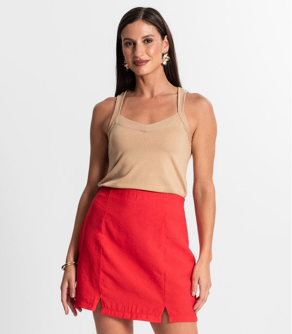 Regata Feminina Rovitex Marrom M