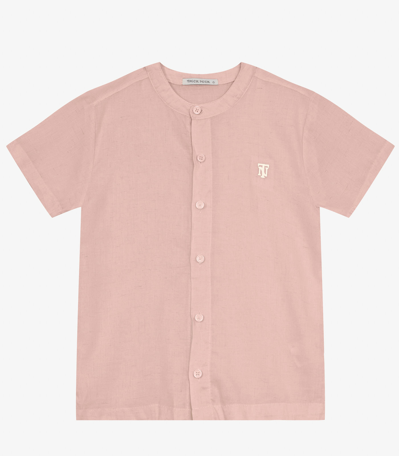 Camisa Infantil em Viscolinho Trick Nick Rosa - 8