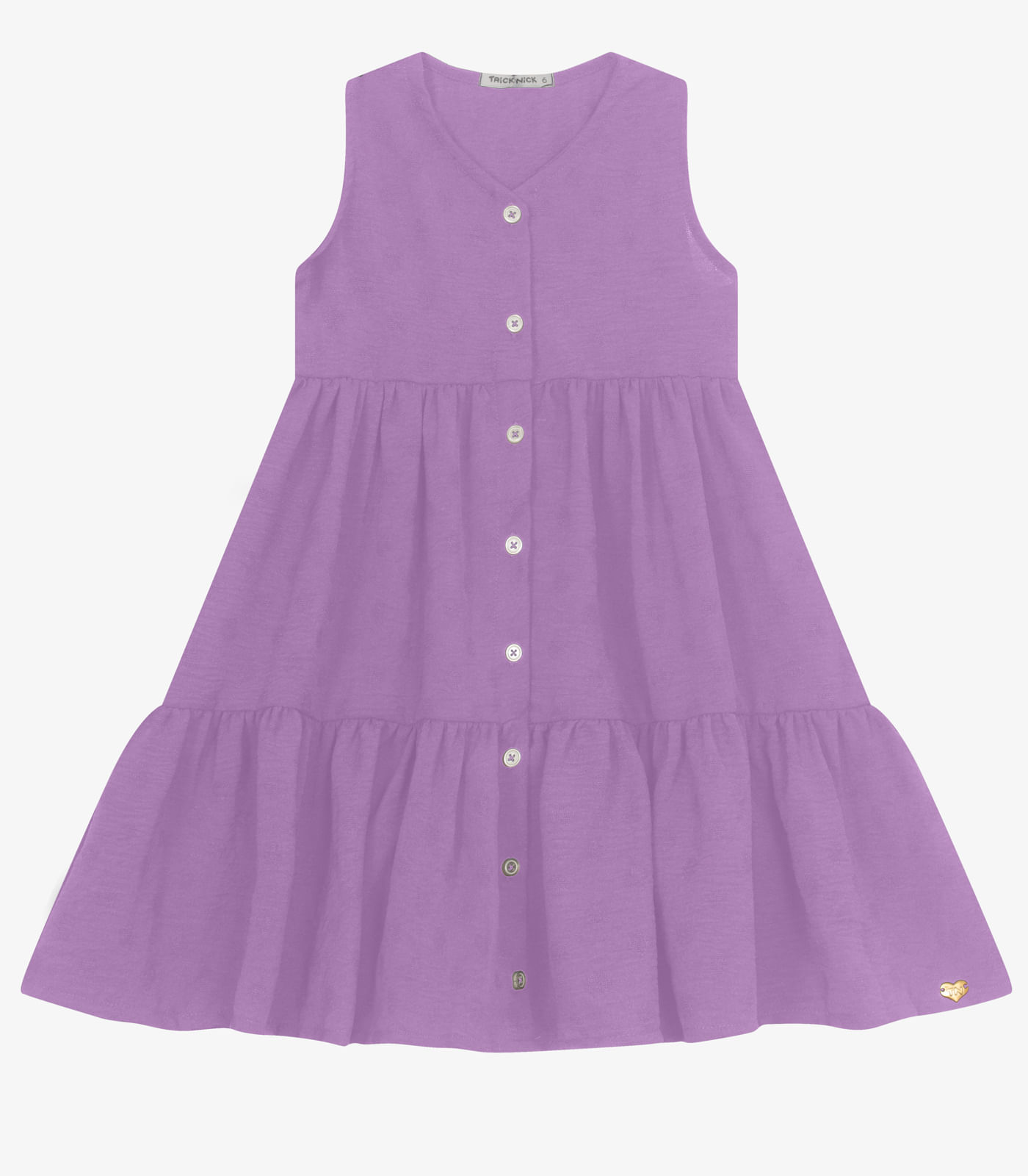 Vestido Infantil Em Air Flow Trick Nick Lilás