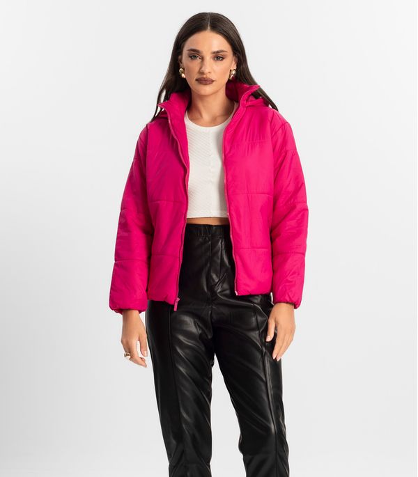 Jaqueta Feminina Com Capuz Endless Rosa P