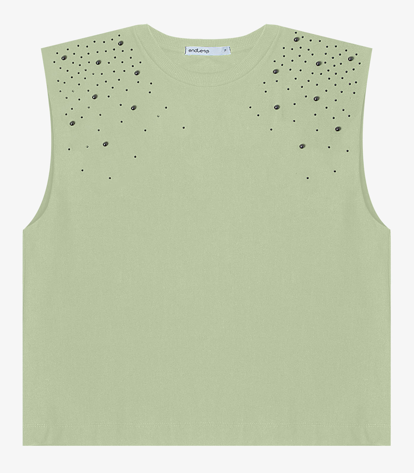 Regata Feminina em Viscose Endless Verde