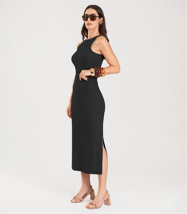 Conjunto Feminino Regata e Saia Dianna Preto P