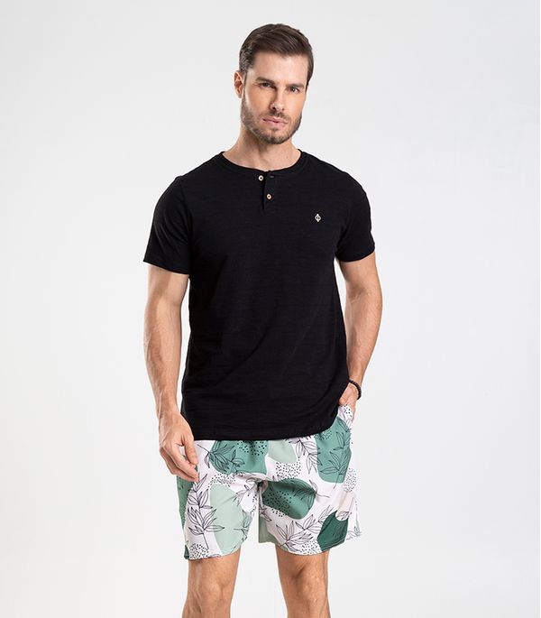 Bermuda Masculina De Microfibra Long Bong Verde M