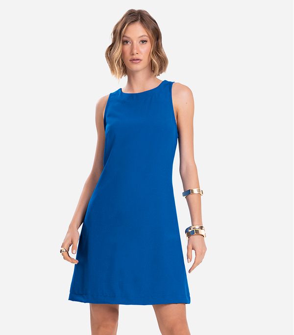 Vestido Curto Endless Azul GG
