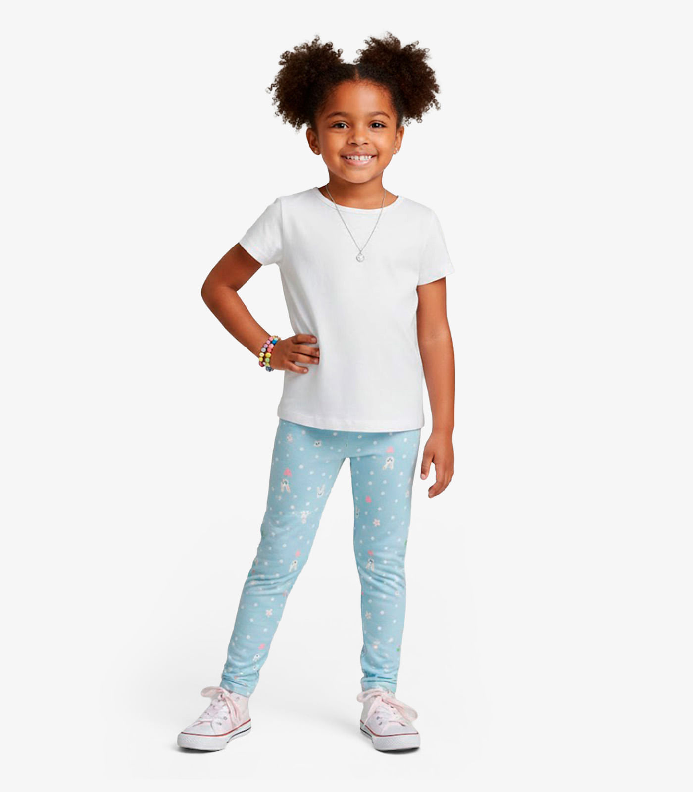 Legging Infantil Em Cotton Select Azul