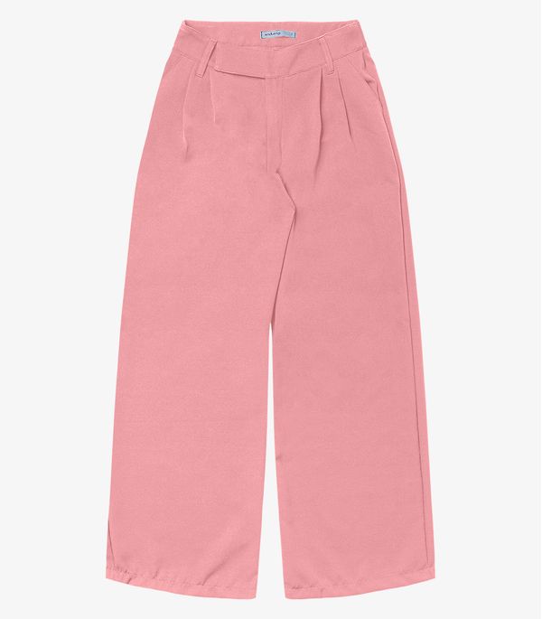 Calça Feminina Em Alfaiataria Endless Rosa P