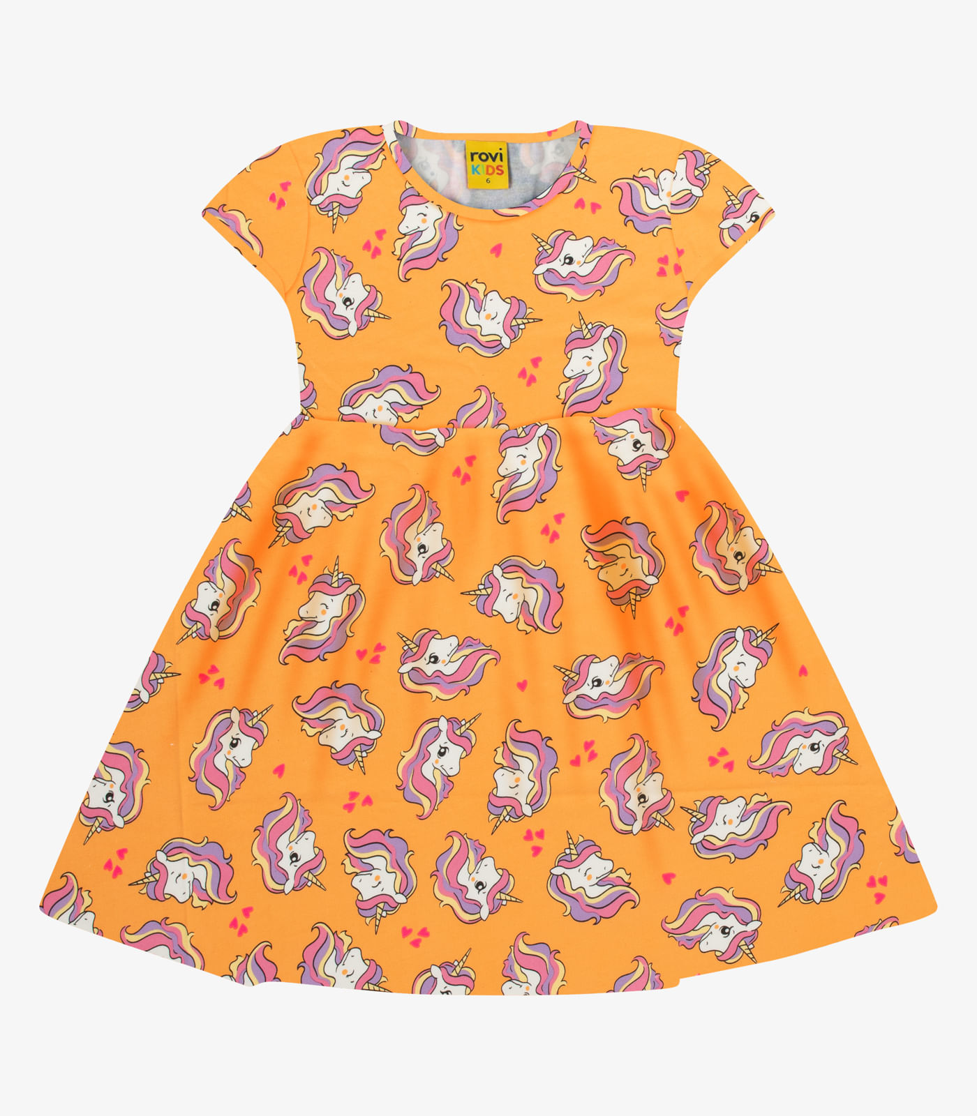 Vestido Cotton Rovi Kids Laranja - 2