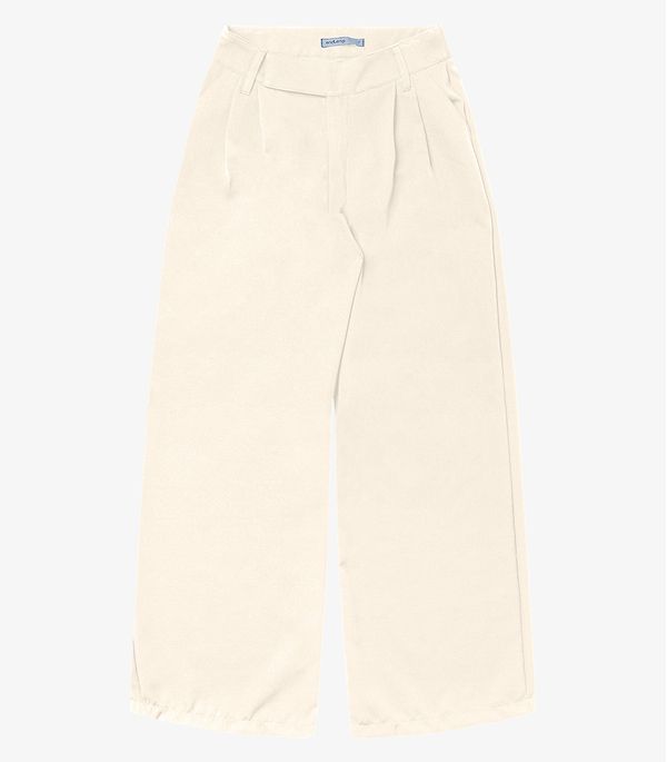 Calça Feminina Em Alfaiataria Endless Bege P