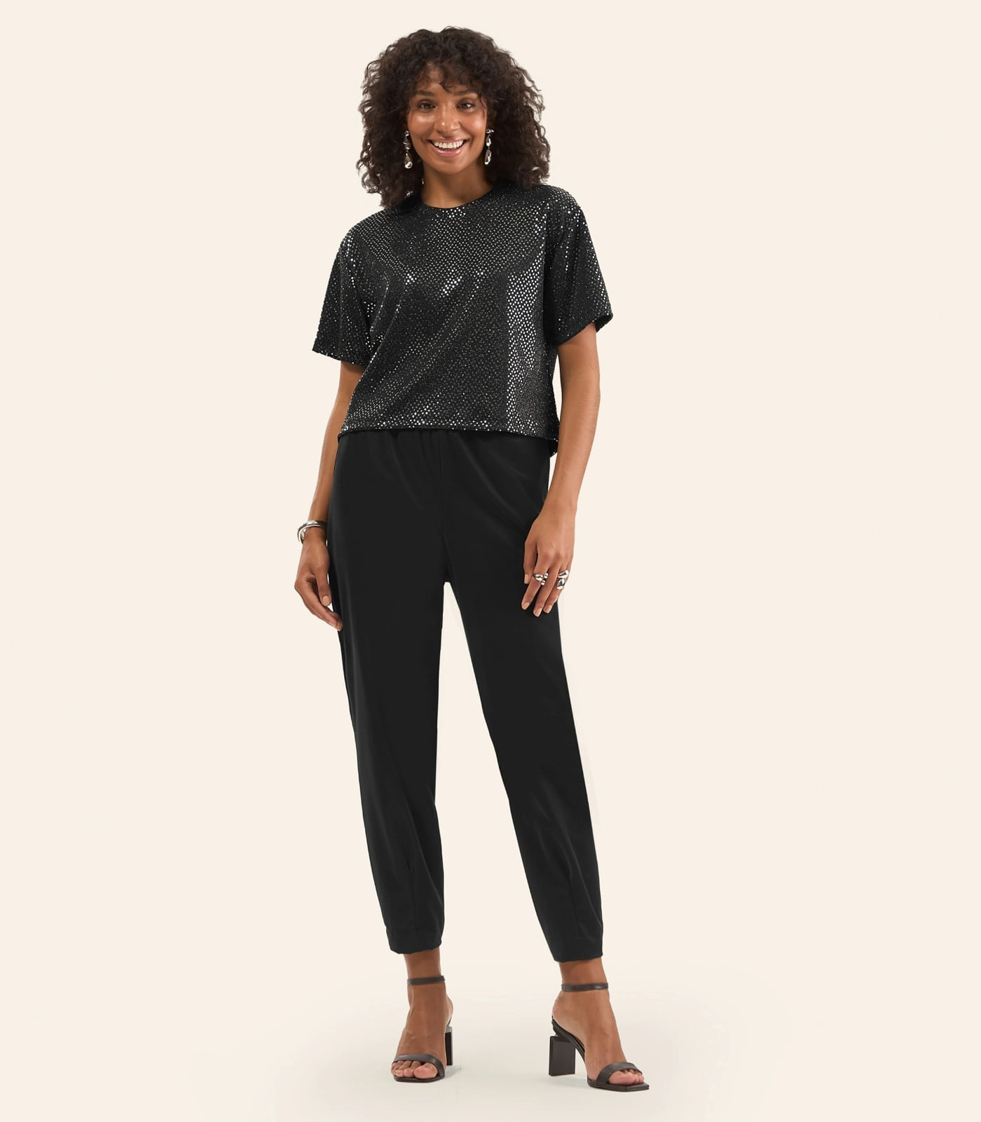Blusa Feminina Ampla Rovitex Preto