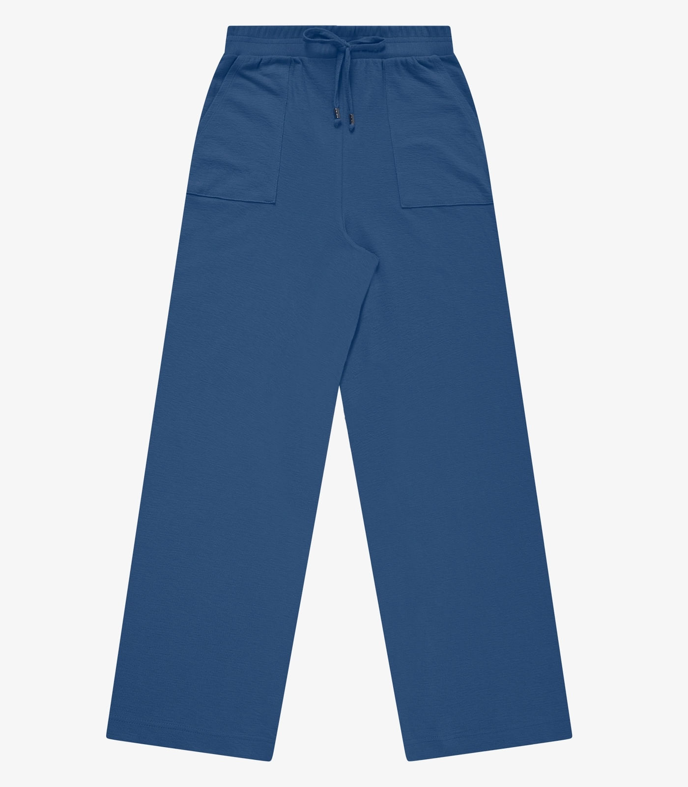 Calça Reta Feminina em Malhão Fruit Rovitex Azul