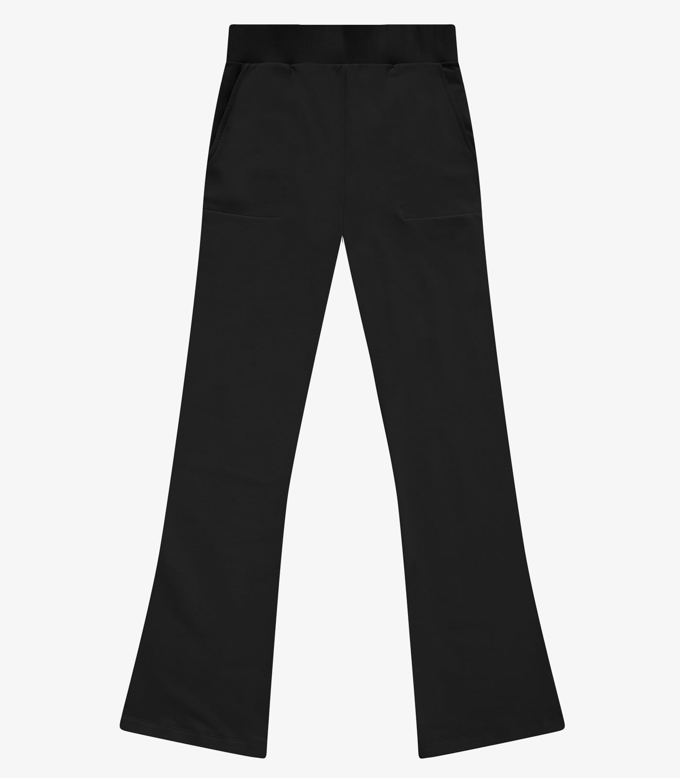 Calça Boot Cut Feminina Molecotton Felpado Rovitex Preto