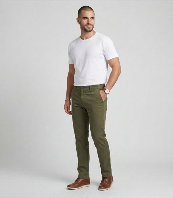 Calça Masculina Diametro Verde 38