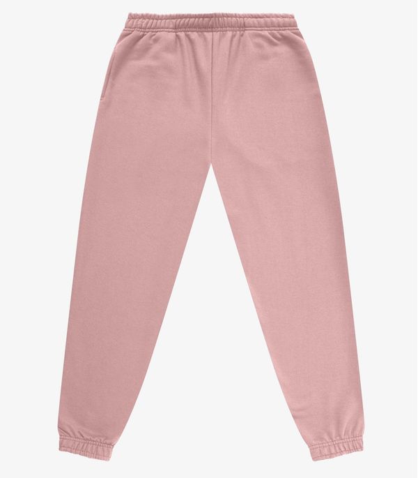 Calça Jogger Básica Moletom Peluciado Rovitex Rosa P