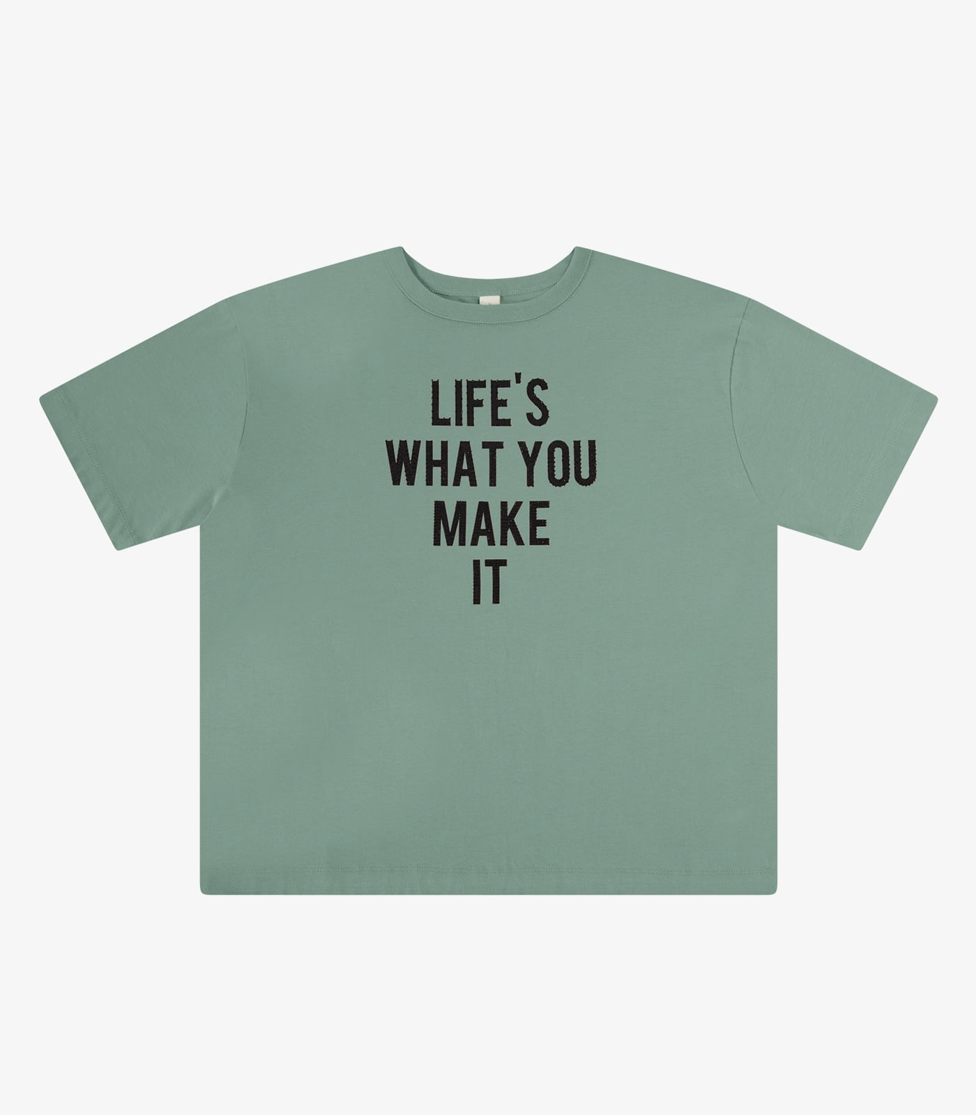T-Shirt Feminina Oversized Com Strass Rovitex Verde