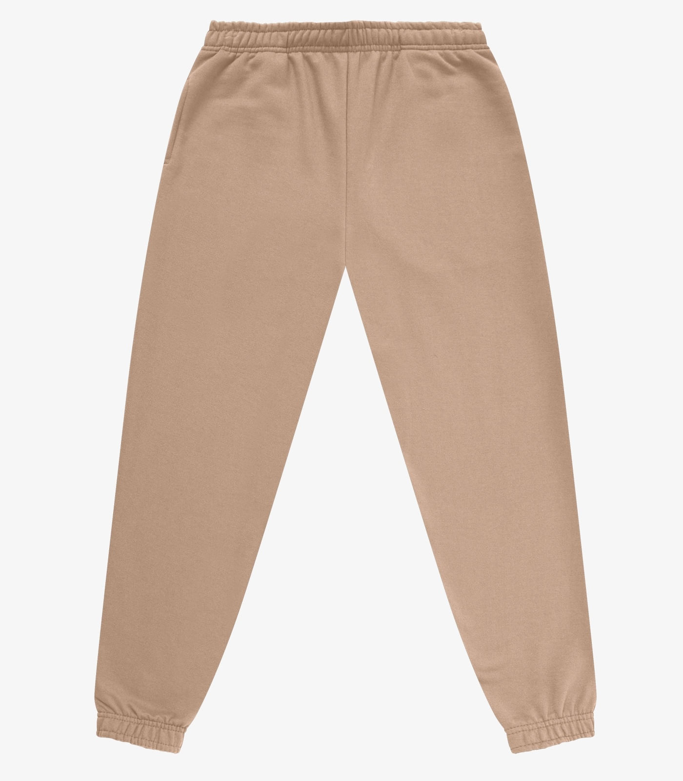 Calça Jogger Básica Moletom Peluciado Rovitex Marrom