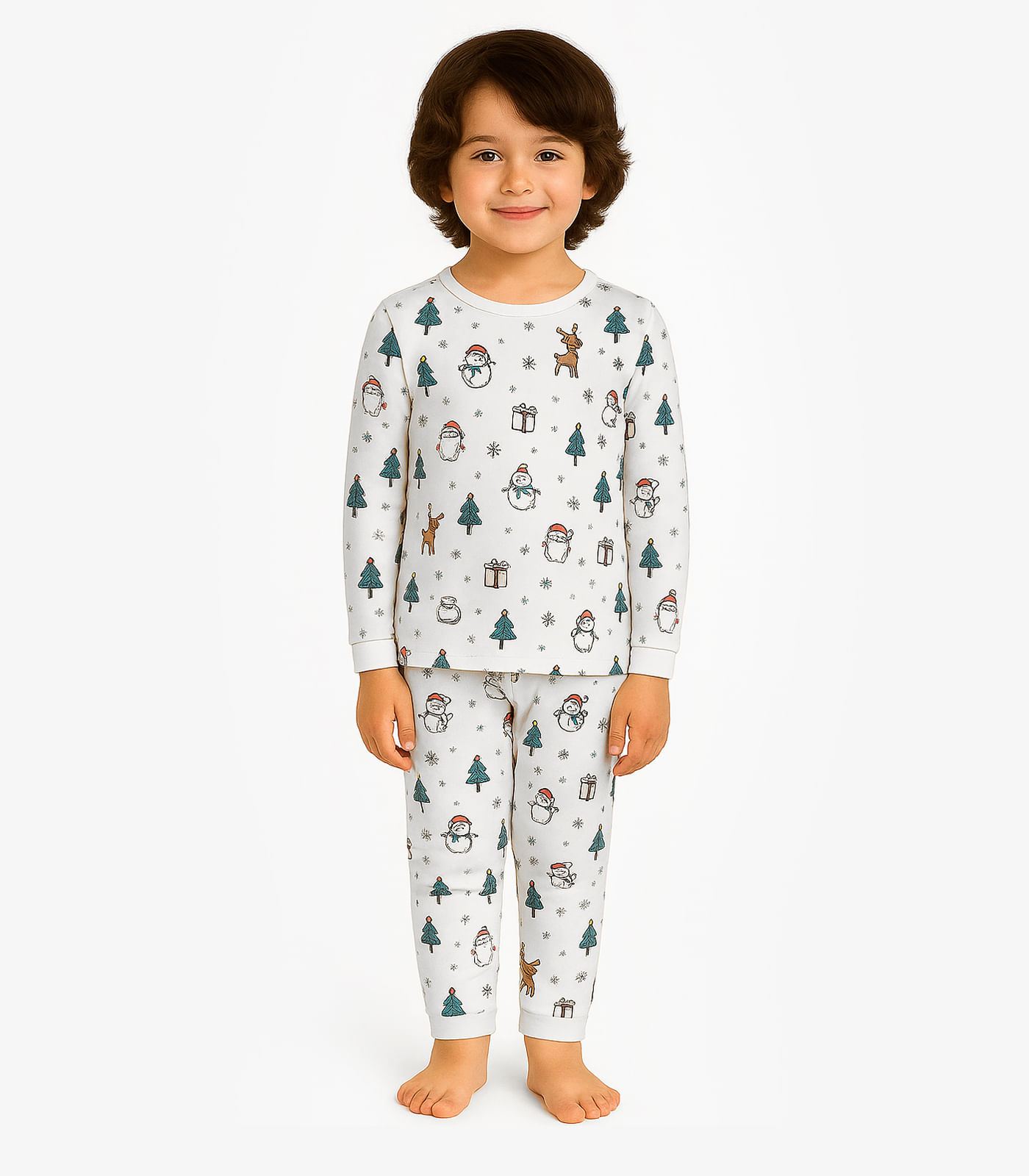 Pijama Menino Infantil Select Bege