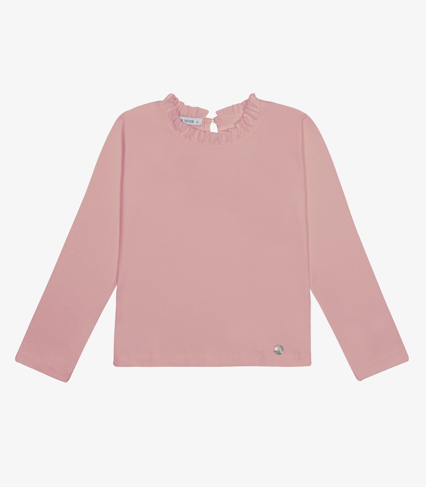 Blusa Manga Longa Feminina Trick Nick Rosa