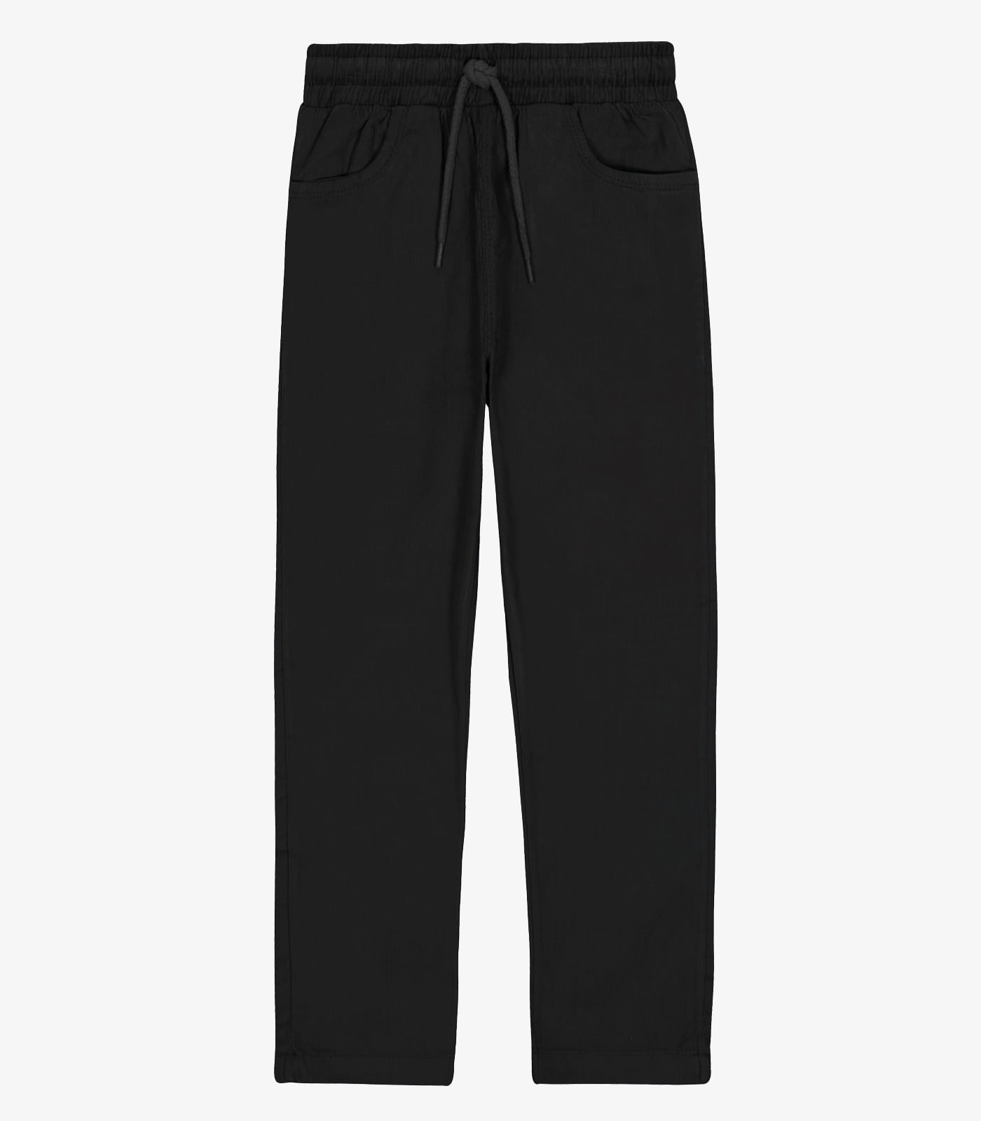 Calça Infantil Menino Cotelê Trick Nick Preto