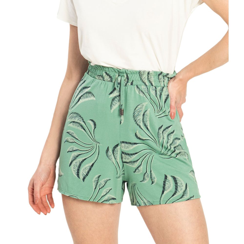 short feminino verde