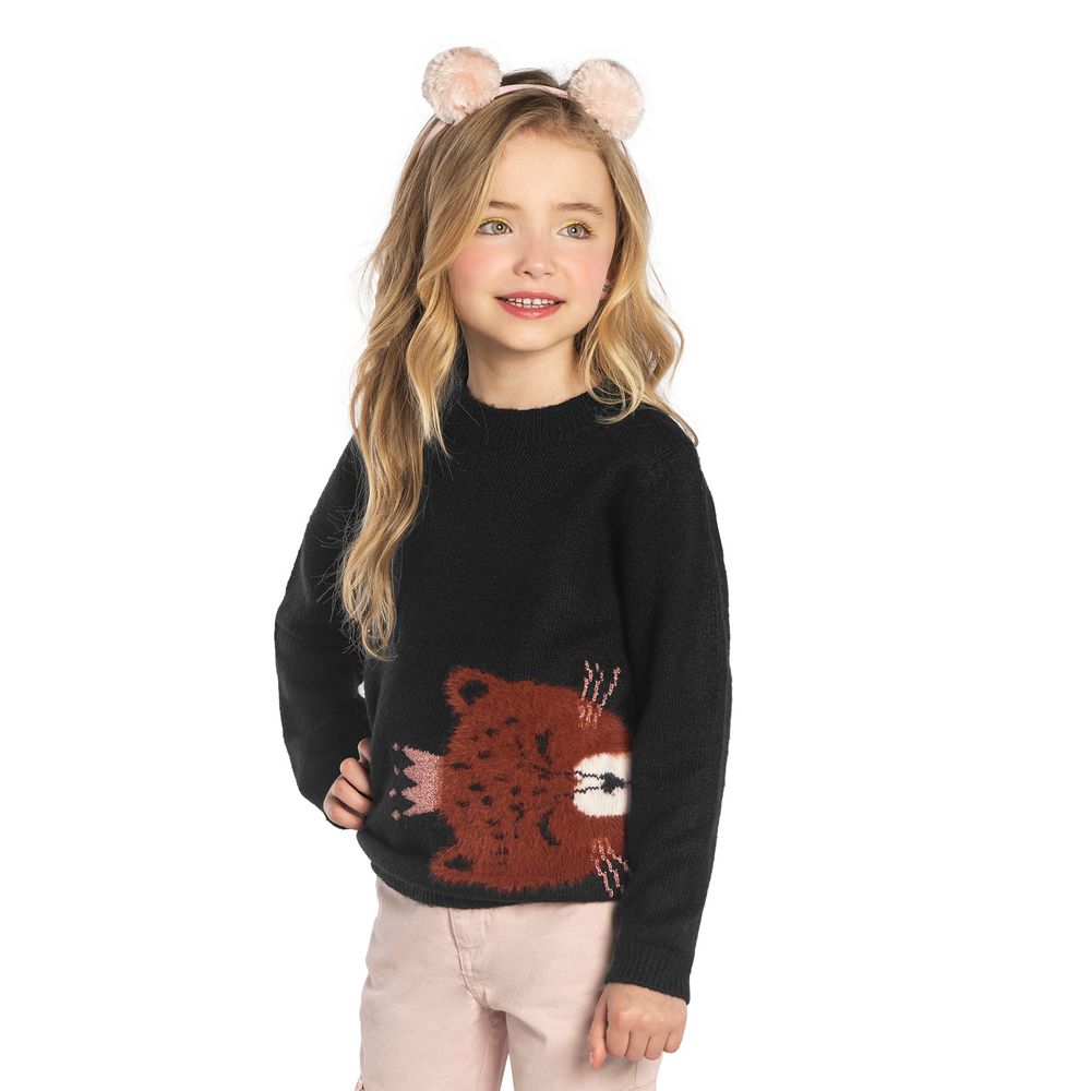 blusa raglan infantil tricô