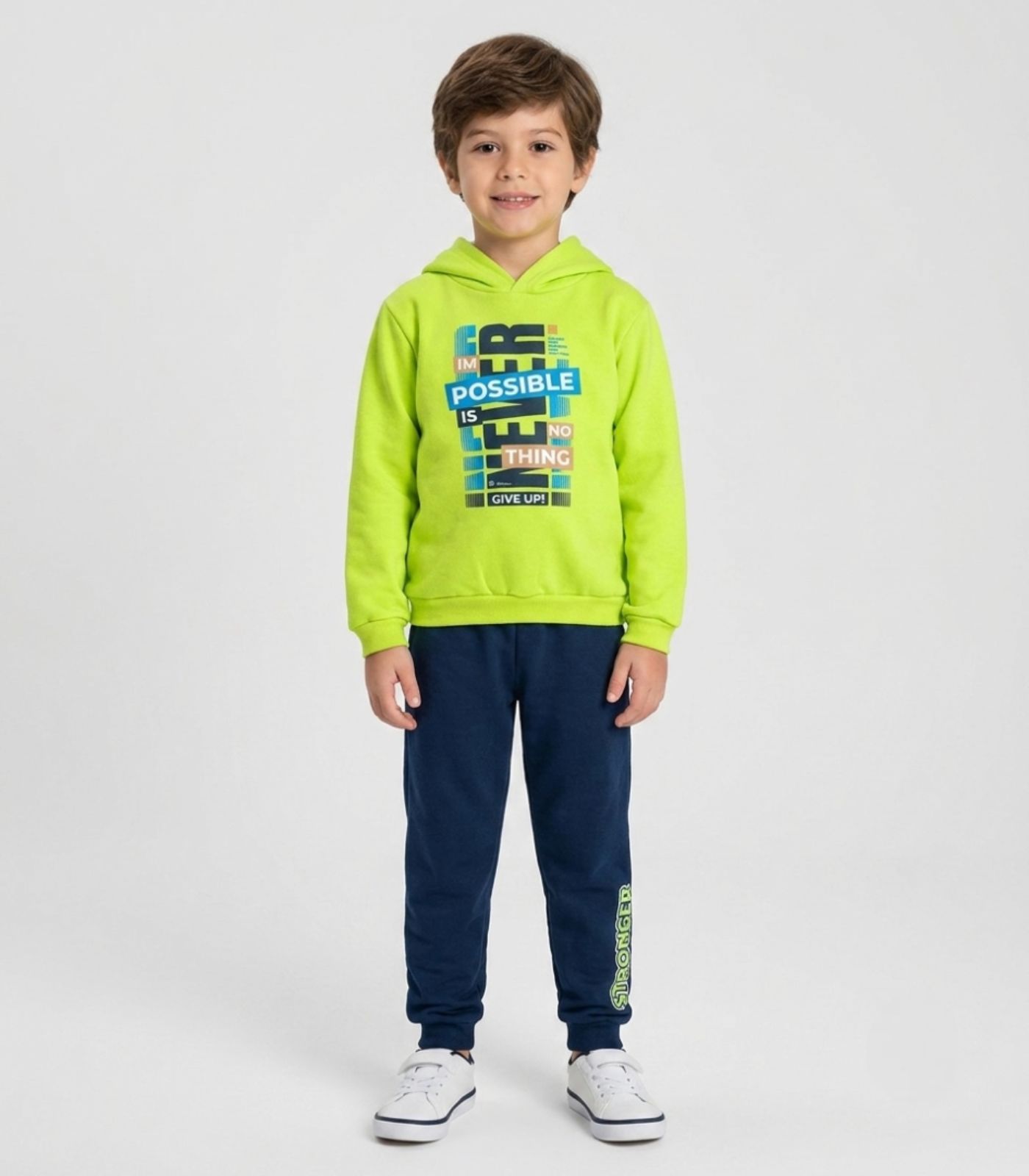 Conjunto Moletom Menino Blusão E Calça Select Verde