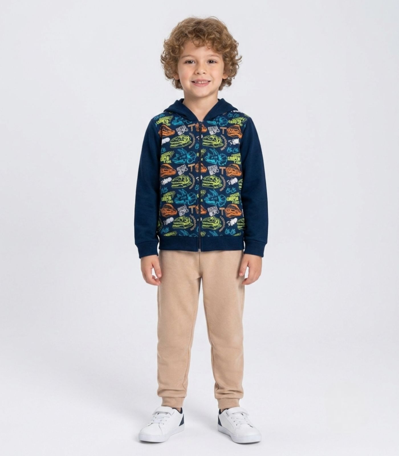 Conjunto Moletom Menino Jaqueta E Calça Select Azul