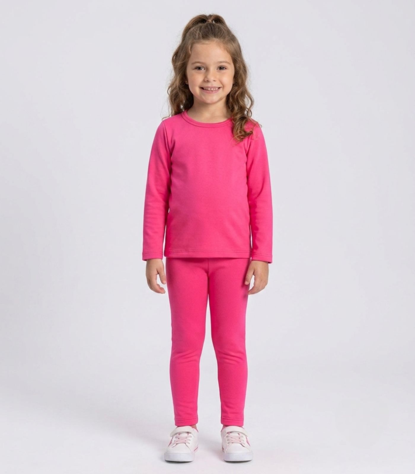 Conjunto Termico Juvenil Segunda Pele Select Rosa