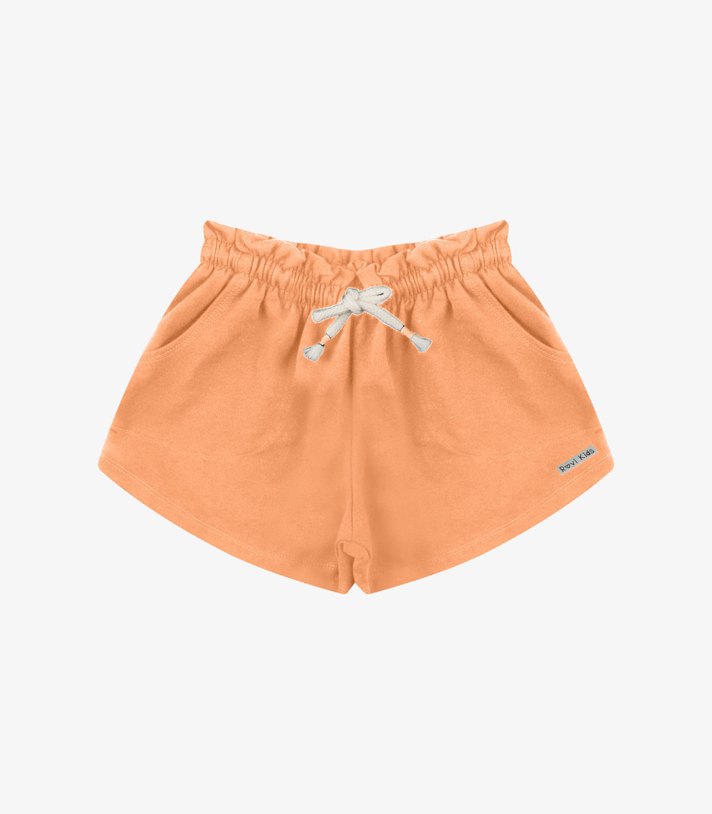 Shorts Menina Moletom Rovi Kids Laranja - 6