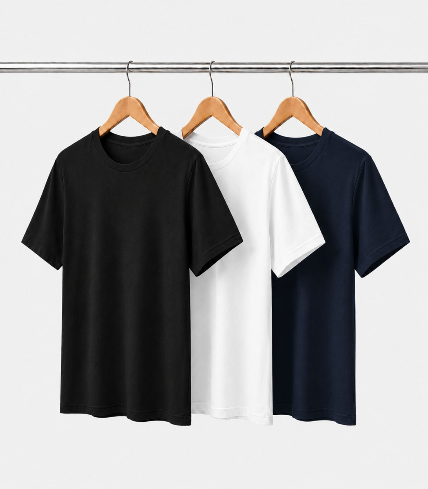 Kit 3 Camisetas Masculinas Manga Curta Básicas Select Sortidas